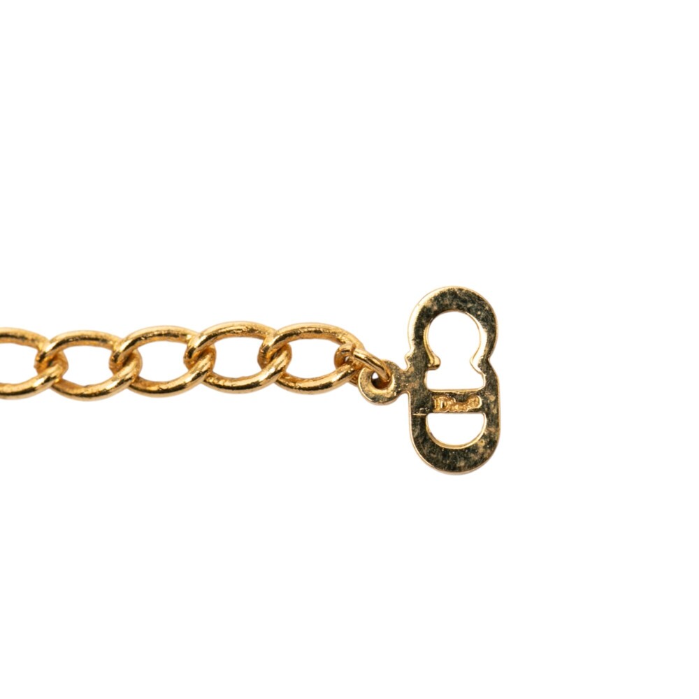 Pre-Loved Dior Gold Plated Bag Pendant Necklace - Picture 4 of 5